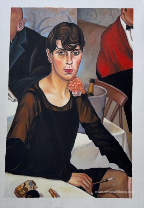Sonja – met de hand geschilderde reproductie, foto van het voltooide schilderij