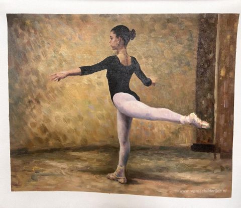 Schilderij in opdracht – foto van het voltooide schilderij