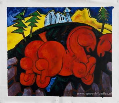 Schilderij in opdracht – foto van het voltooide schilderij