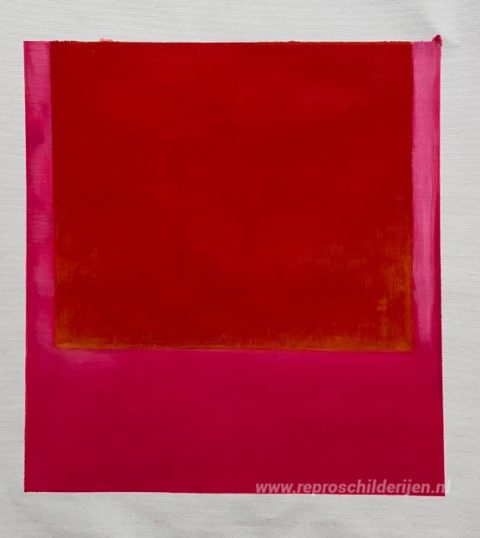 467/67 – met de hand geschilderde reproductie, foto van het voltooide schilderij