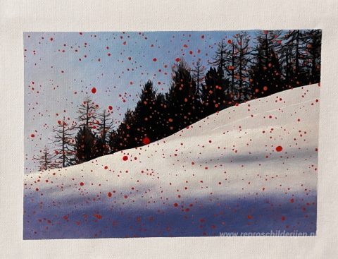 Schilderij in opdracht – foto van het voltooide schilderij