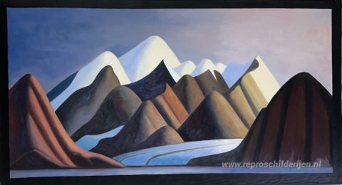 Schilderij in opdracht – foto van het voltooide schilderij