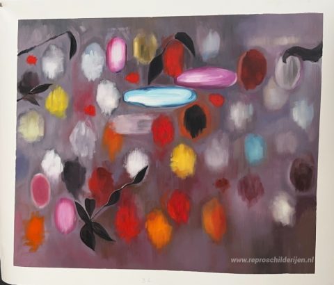 Schilderij in opdracht – foto van het voltooide schilderij