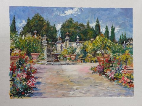 Schilderij in opdracht – foto van het voltooide schilderij