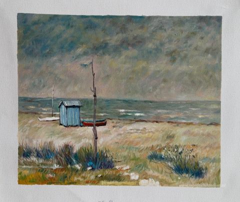 Schilderij in opdracht – foto van het voltooide schilderij