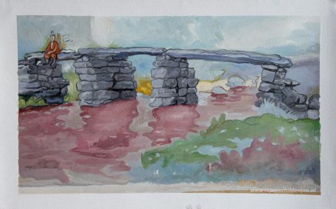 Schilderij in opdracht – foto van het voltooide schilderij