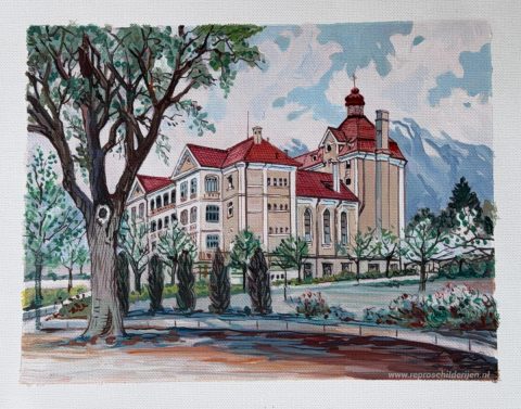 Schilderij in opdracht – foto van het voltooide schilderij