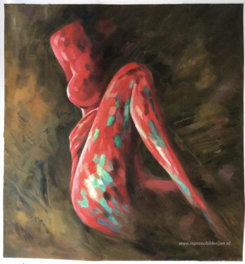 Schilderij in opdracht – foto van het voltooide schilderij