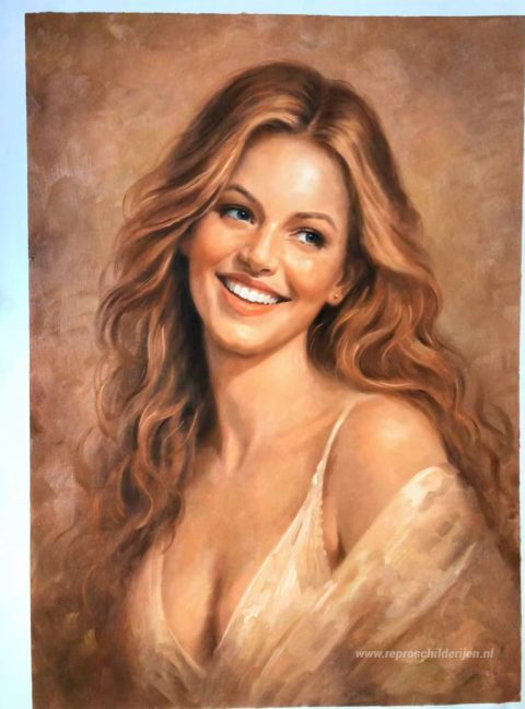 Schilderij in opdracht – foto van het voltooide schilderij