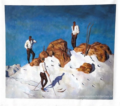 Schilderij in opdracht – foto van het voltooide schilderij