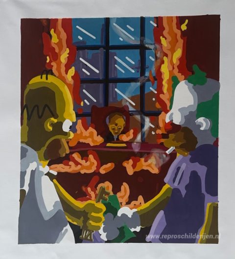 Schilderij in opdracht – foto van het voltooide schilderij