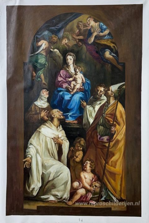 Schilderij in opdracht – foto van het voltooide schilderij