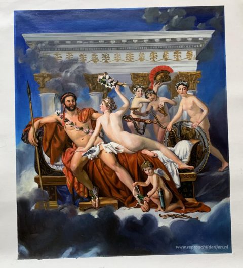 Schilderij in opdracht – foto van het voltooide schilderij