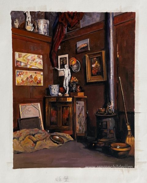 Schilderij in opdracht – foto van het voltooide schilderij