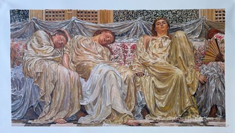 Schilderij in opdracht – foto van het voltooide schilderij