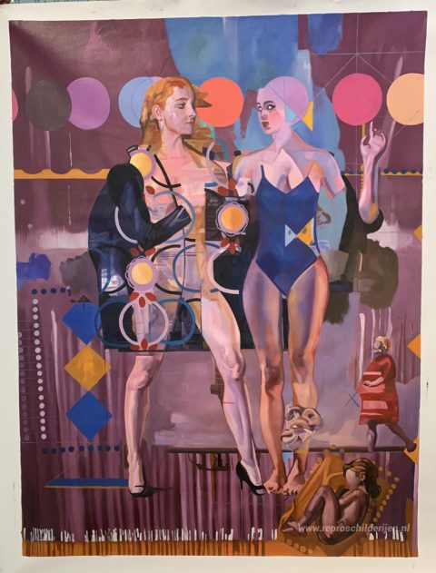 Schilderij in opdracht – foto van het voltooide schilderij