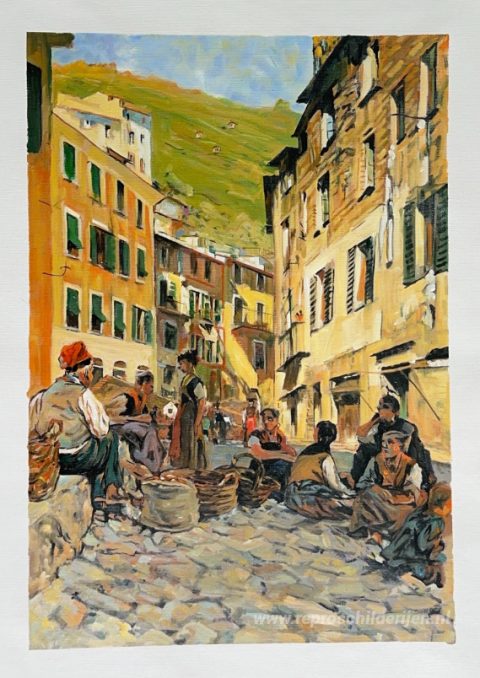 Schilderij in opdracht – foto van het voltooide schilderij