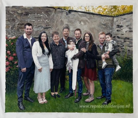 Schilderij in opdracht – foto van het voltooide schilderij