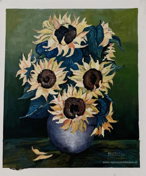 Schilderij in opdracht – foto van het voltooide schilderij