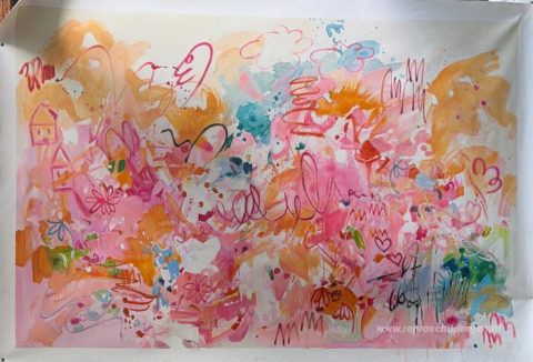 Schilderij in opdracht – foto van het voltooide schilderij