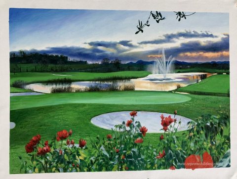 Schilderij in opdracht – foto van het voltooide schilderij