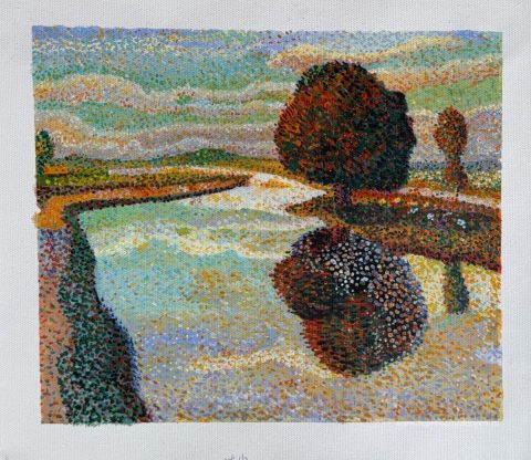Schilderij in opdracht – foto van het voltooide schilderij