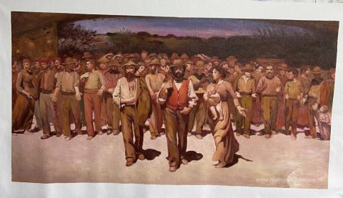 Schilderij in opdracht – foto van het voltooide schilderij
