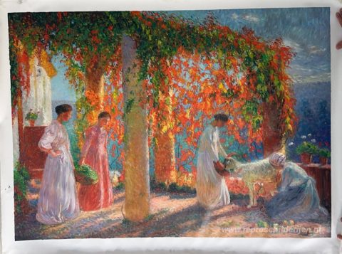 Schilderij in opdracht – foto van het voltooide schilderij