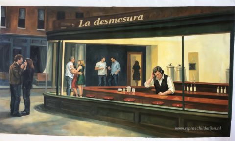 Schilderij in opdracht – foto van het voltooide schilderij