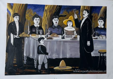 Schilderij in opdracht – foto van het voltooide schilderij