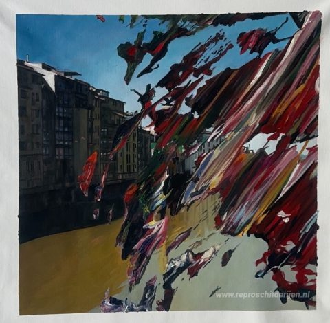 Schilderij in opdracht – foto van het voltooide schilderij