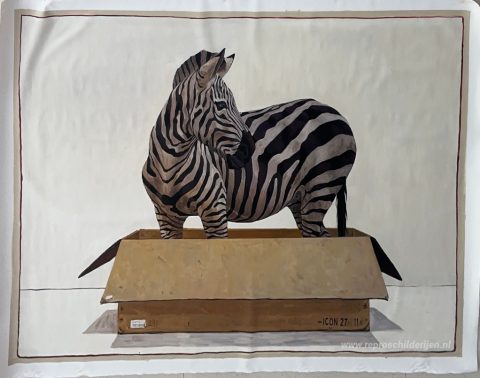 Schilderij in opdracht – foto van het voltooide schilderij