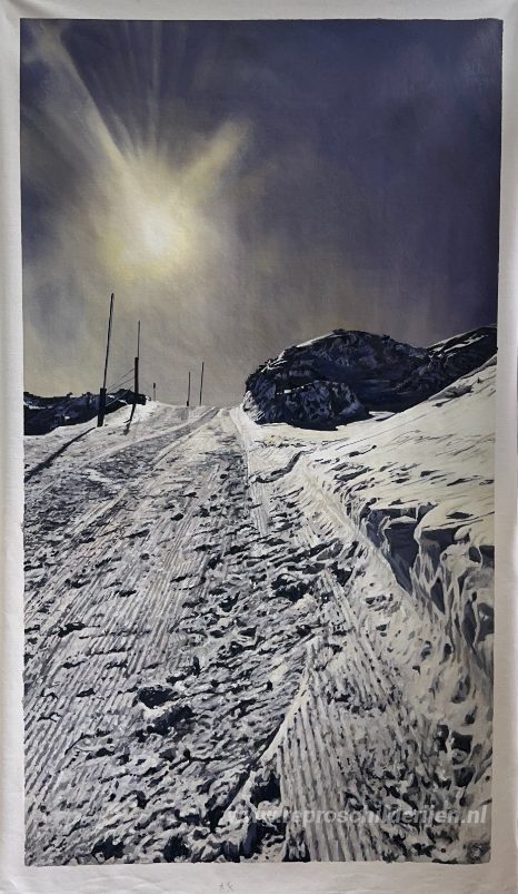 Schilderij in opdracht – foto van het voltooide schilderij