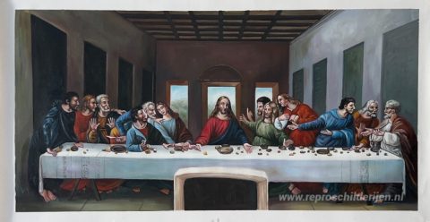 Schilderij in opdracht – foto van het voltooide schilderij