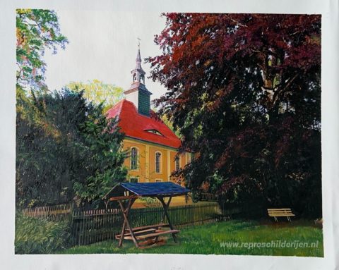 Schilderij in opdracht – foto van het voltooide schilderij