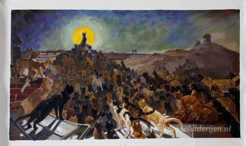 Schilderij in opdracht – foto van het voltooide schilderij