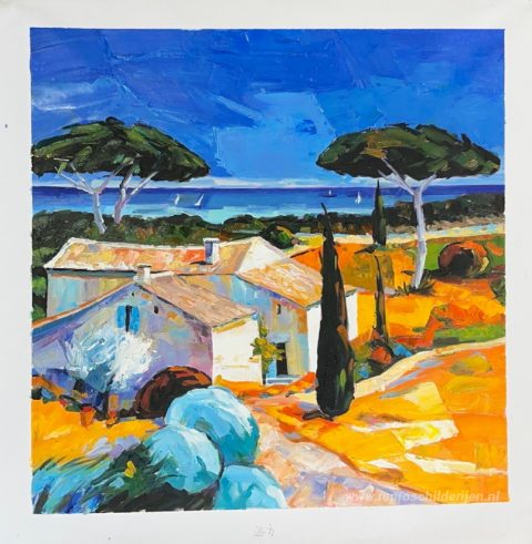 Schilderij in opdracht – foto van het voltooide schilderij