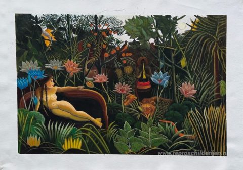 Schilderij in opdracht – foto van het voltooide schilderij