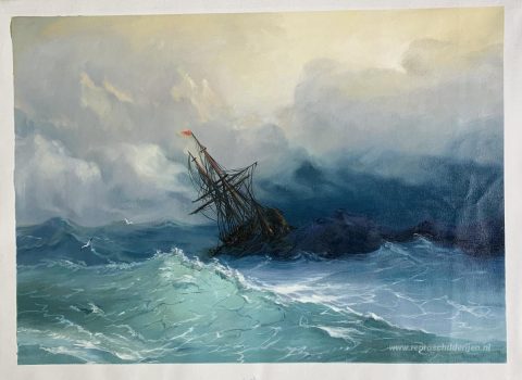 Schilderij in opdracht – foto van het voltooide schilderij