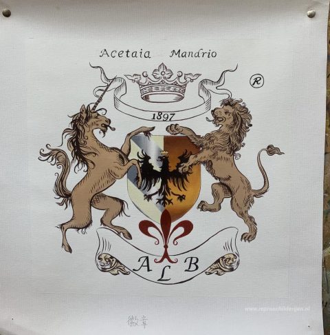 Schilderij in opdracht – foto van het voltooide schilderij