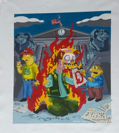 Schilderij in opdracht – foto van het voltooide schilderij