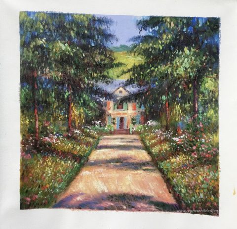 Schilderij in opdracht – foto van het voltooide schilderij
