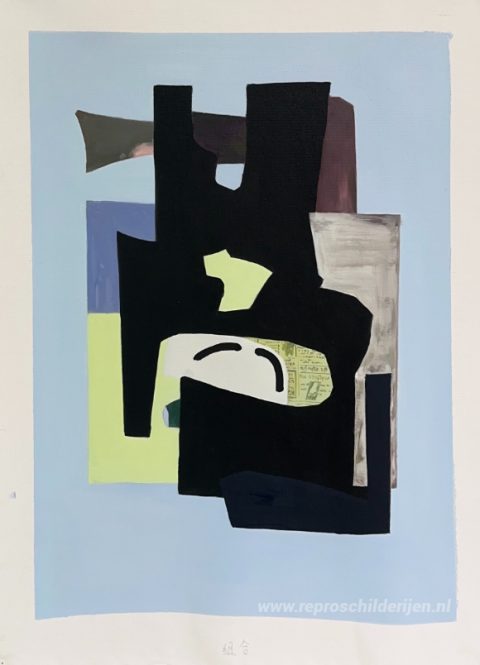 Schilderij in opdracht – foto van het voltooide schilderij