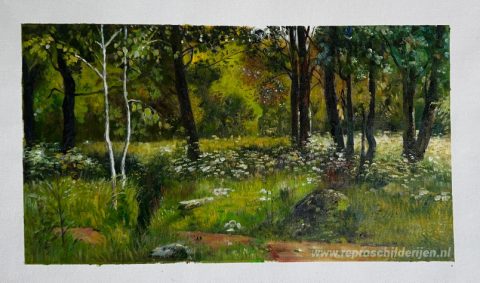 Schilderij in opdracht – foto van het voltooide schilderij