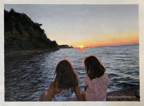 Schilderij in opdracht – foto van het voltooide schilderij