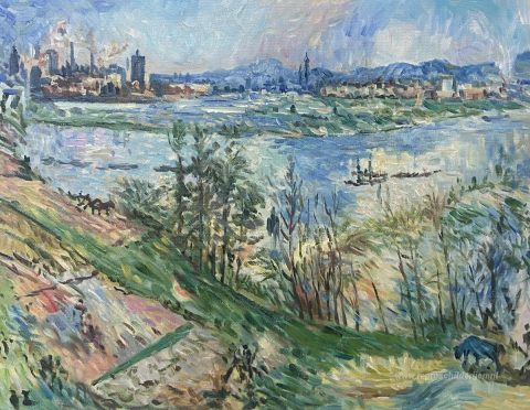 Schilderij in opdracht – foto van het voltooide schilderij