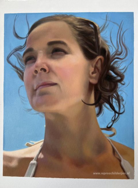 Schilderij in opdracht – foto van het voltooide schilderij
