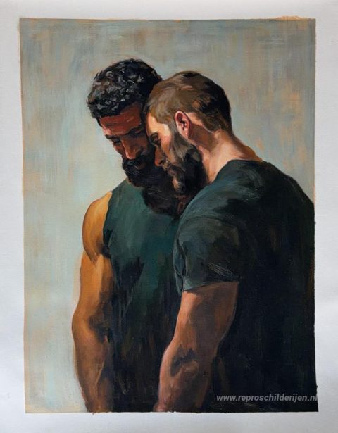 Schilderij in opdracht – foto van het voltooide schilderij