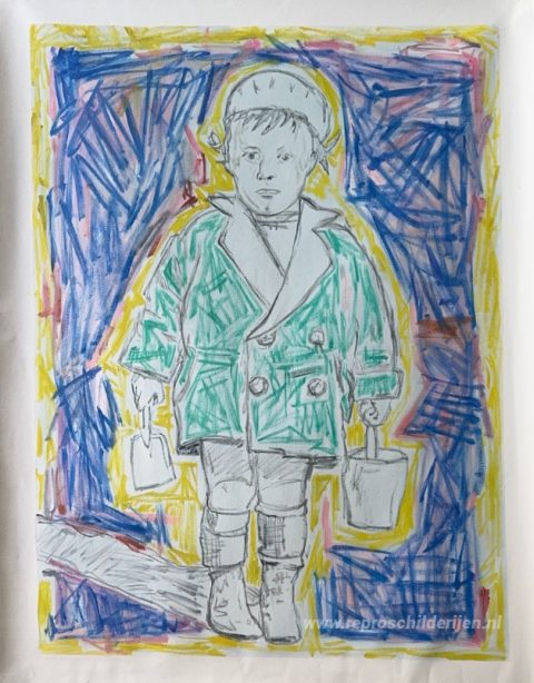 Schilderij in opdracht – foto van het voltooide schilderij