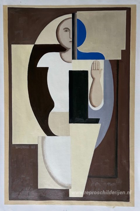 Apollo – met de hand geschilderde reproductie, foto van het voltooide schilderij
